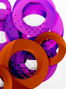 Daire arka plan tasarımı