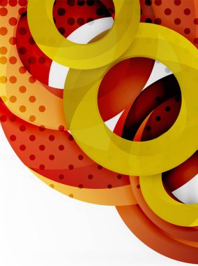 Daire arka plan tasarımı