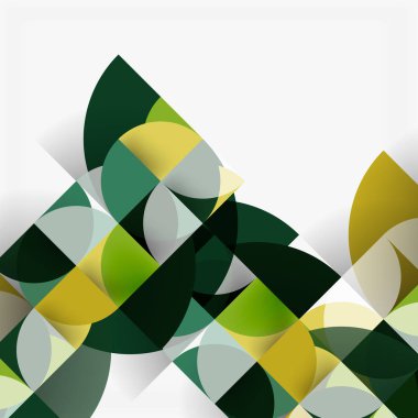 Modern geometrik arka plan daire