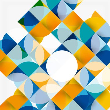 Modern geometrik arka plan daire