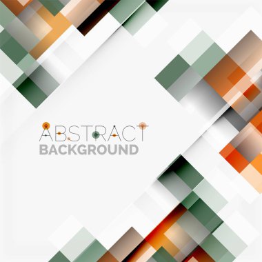 Soyut engeller şablon tasarım arka plan, beyaz, basit geometrik şekiller düz çizgiler ve dikdörtgenler