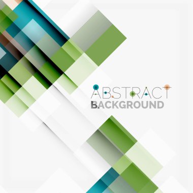 Soyut engeller şablon tasarım arka plan, beyaz, basit geometrik şekiller düz çizgiler ve dikdörtgenler