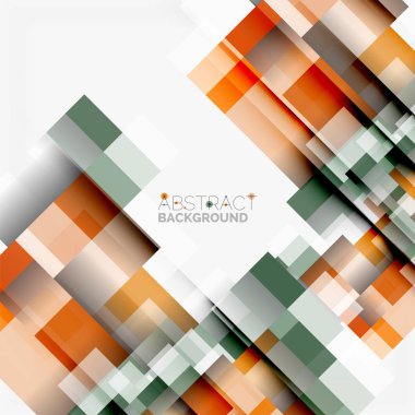 Soyut engeller şablon tasarım arka plan, beyaz, basit geometrik şekiller düz çizgiler ve dikdörtgenler