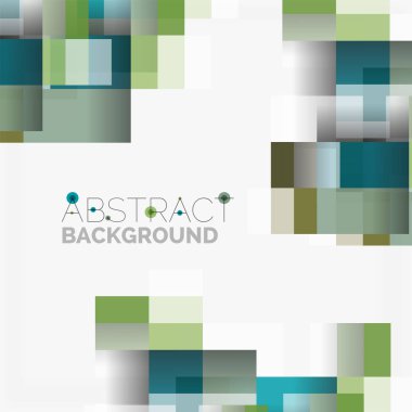 Soyut engeller şablon tasarım arka plan, beyaz, basit geometrik şekiller düz çizgiler ve dikdörtgenler