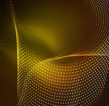 Vektör dalga parçacıklar arka plan