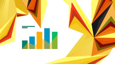 Modern üçgen sunu şablonu