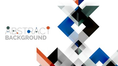 İş tanıtımı geometrik şablonu