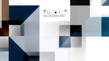 İş tanıtımı geometrik şablonu