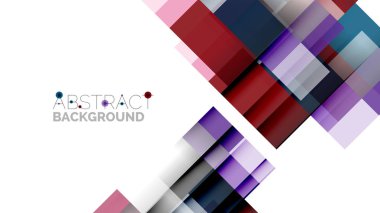 İş tanıtımı geometrik şablonu