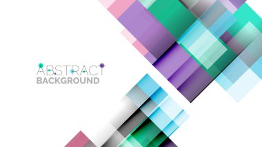 İş tanıtımı geometrik şablonu