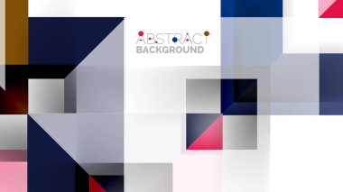 İş tanıtımı geometrik şablonu