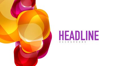 Modern geometrik sunum arka plan