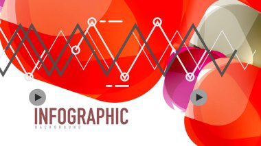 Modern geometrik sunum arka plan