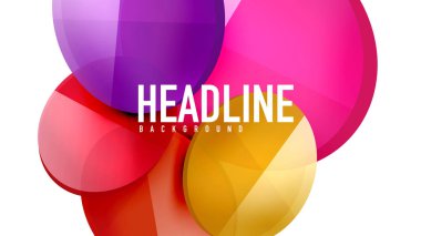 Modern geometrik sunum arka plan