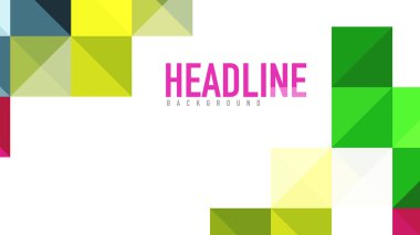 Modern geometrik sunum arka plan