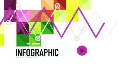 Modern geometrik sunum arka plan