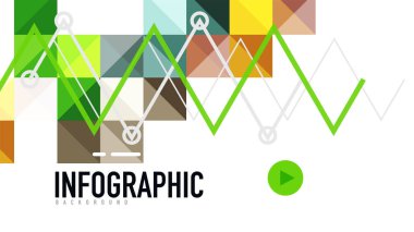 Modern geometrik sunum arka plan