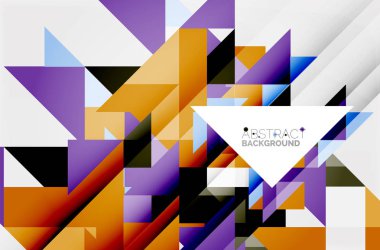 Üçgen desen tasarım arka plan