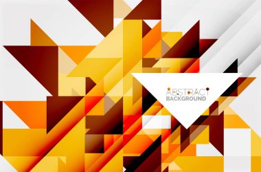 Üçgen desen tasarım arka plan