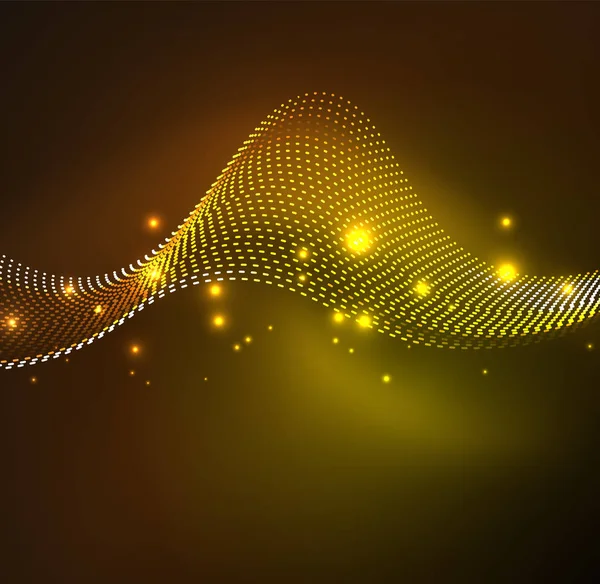 Vektör dalga parçacıklar arka plan