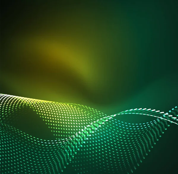 Vektör dalga parçacıklar arka plan