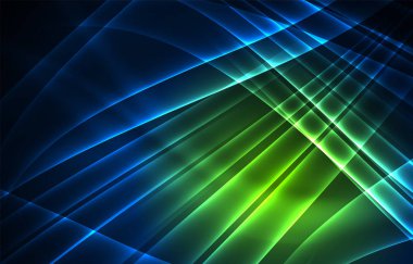 Vektör Kutup ışıkları kavramı arka plan