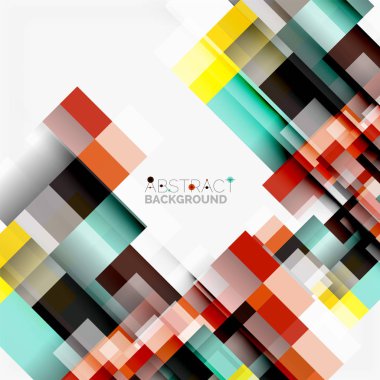 Soyut engeller şablon tasarım arka plan, beyaz, basit geometrik şekiller düz çizgiler ve dikdörtgenler