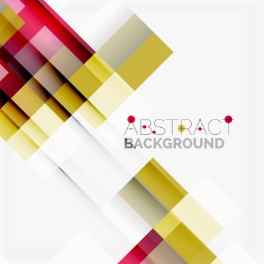 Soyut engeller şablon tasarım arka plan, beyaz, basit geometrik şekiller düz çizgiler ve dikdörtgenler