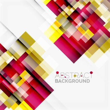 Soyut engeller şablon tasarım arka plan, beyaz, basit geometrik şekiller düz çizgiler ve dikdörtgenler