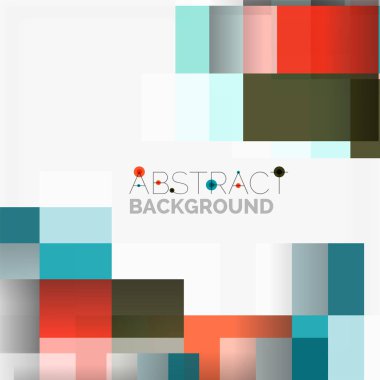 Soyut engeller şablon tasarım arka plan, beyaz, basit geometrik şekiller düz çizgiler ve dikdörtgenler