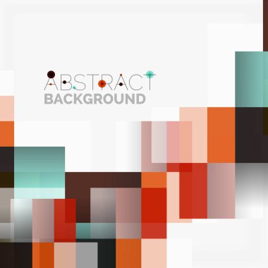 Soyut engeller şablon tasarım arka plan, beyaz, basit geometrik şekiller düz çizgiler ve dikdörtgenler