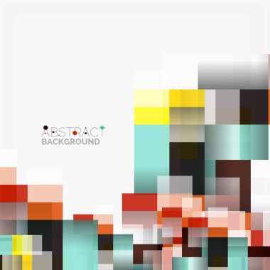 Soyut engeller şablon tasarım arka plan, beyaz, basit geometrik şekiller düz çizgiler ve dikdörtgenler