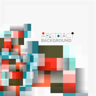 Soyut engeller şablon tasarım arka plan, beyaz, basit geometrik şekiller düz çizgiler ve dikdörtgenler