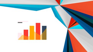 Modern üçgen sunu şablonu