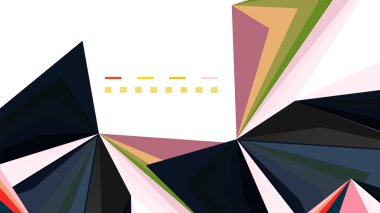 Modern üçgen sunu şablonu