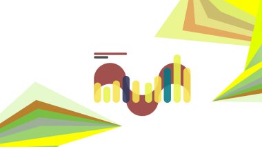 Modern üçgen sunu şablonu