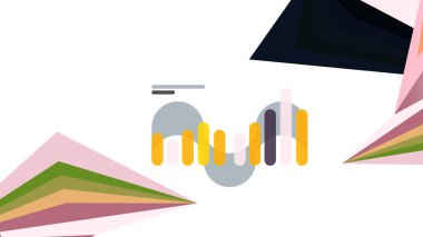 Modern üçgen sunu şablonu