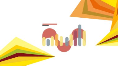 Modern üçgen sunu şablonu