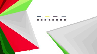 Modern üçgen sunu şablonu