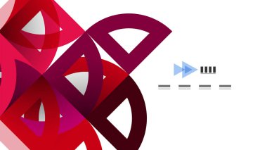 İş tanıtımı geometrik şablonu