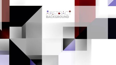 İş tanıtımı geometrik şablonu