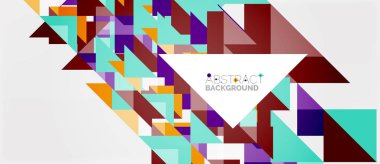 Üçgen desen tasarım arka plan