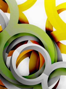 Vektör 3d yüzük tasarım arka plan