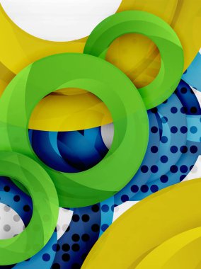 Daire arka plan tasarımı