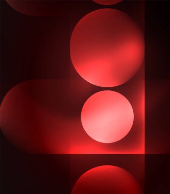 Vektör geometrik parlayan arka plan şekilleri