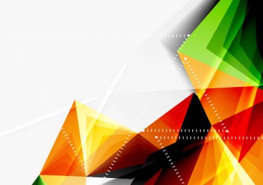 Vektör düşük Poli tarzı 3d üçgen çizgi