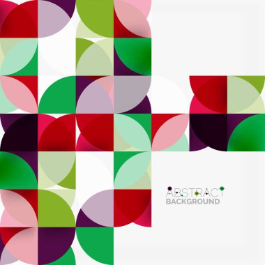 Modern geometrik arka plan daire