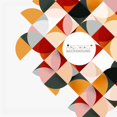 Modern geometrik arka plan daire