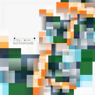 Soyut engeller şablon tasarım arka plan, beyaz, basit geometrik şekiller düz çizgiler ve dikdörtgenler