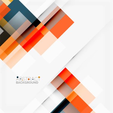 Soyut engeller şablon tasarım arka plan, beyaz, basit geometrik şekiller düz çizgiler ve dikdörtgenler